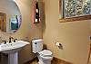 Half bath for added convenience during your stay. 