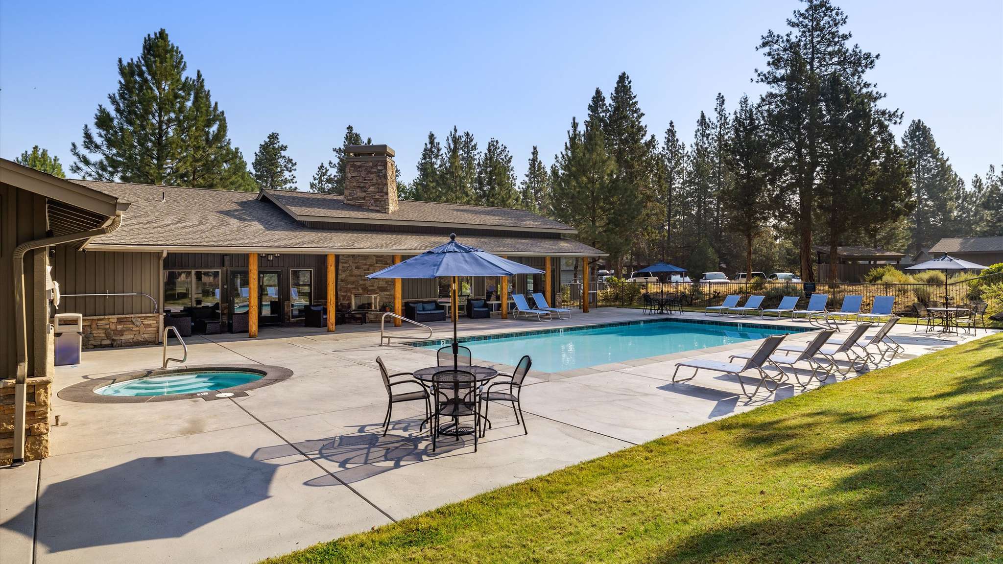 Community Pool and Hot Tubs