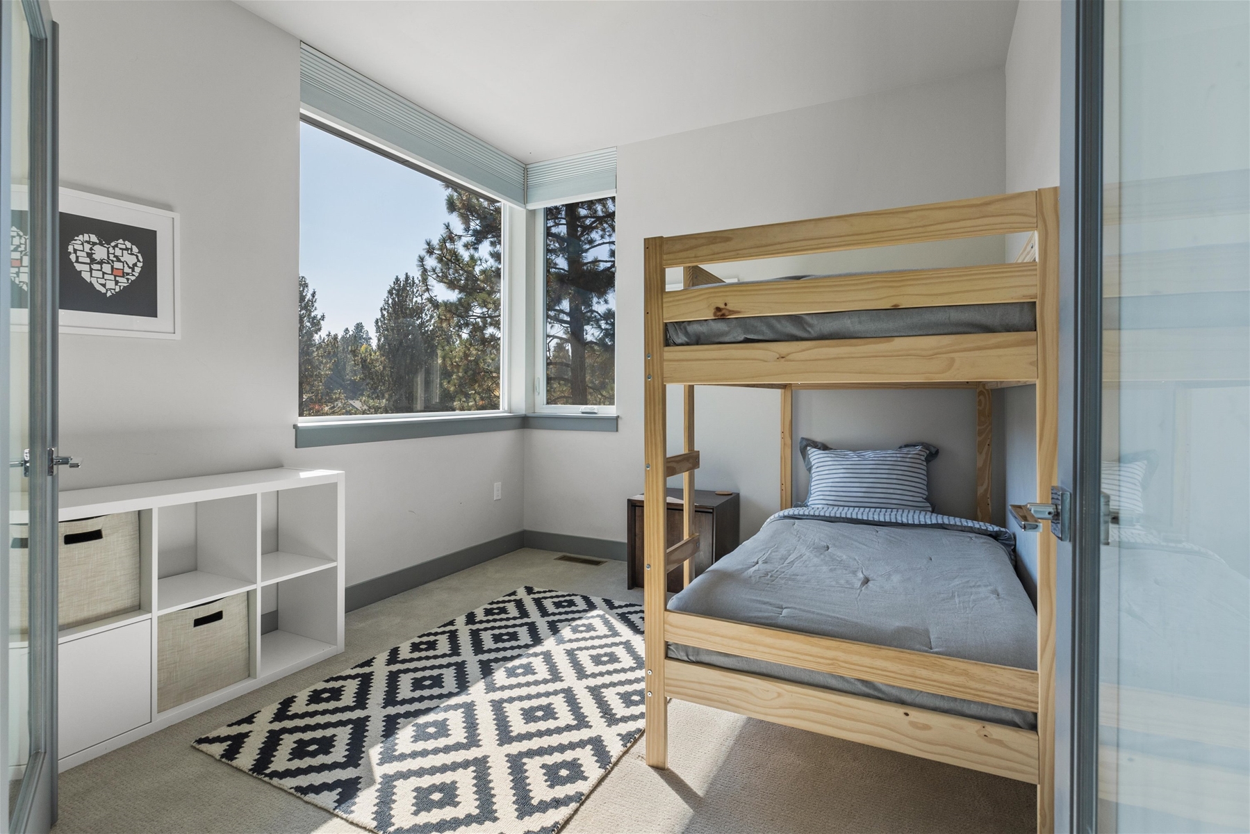 Twin bunk room — perfect for kids