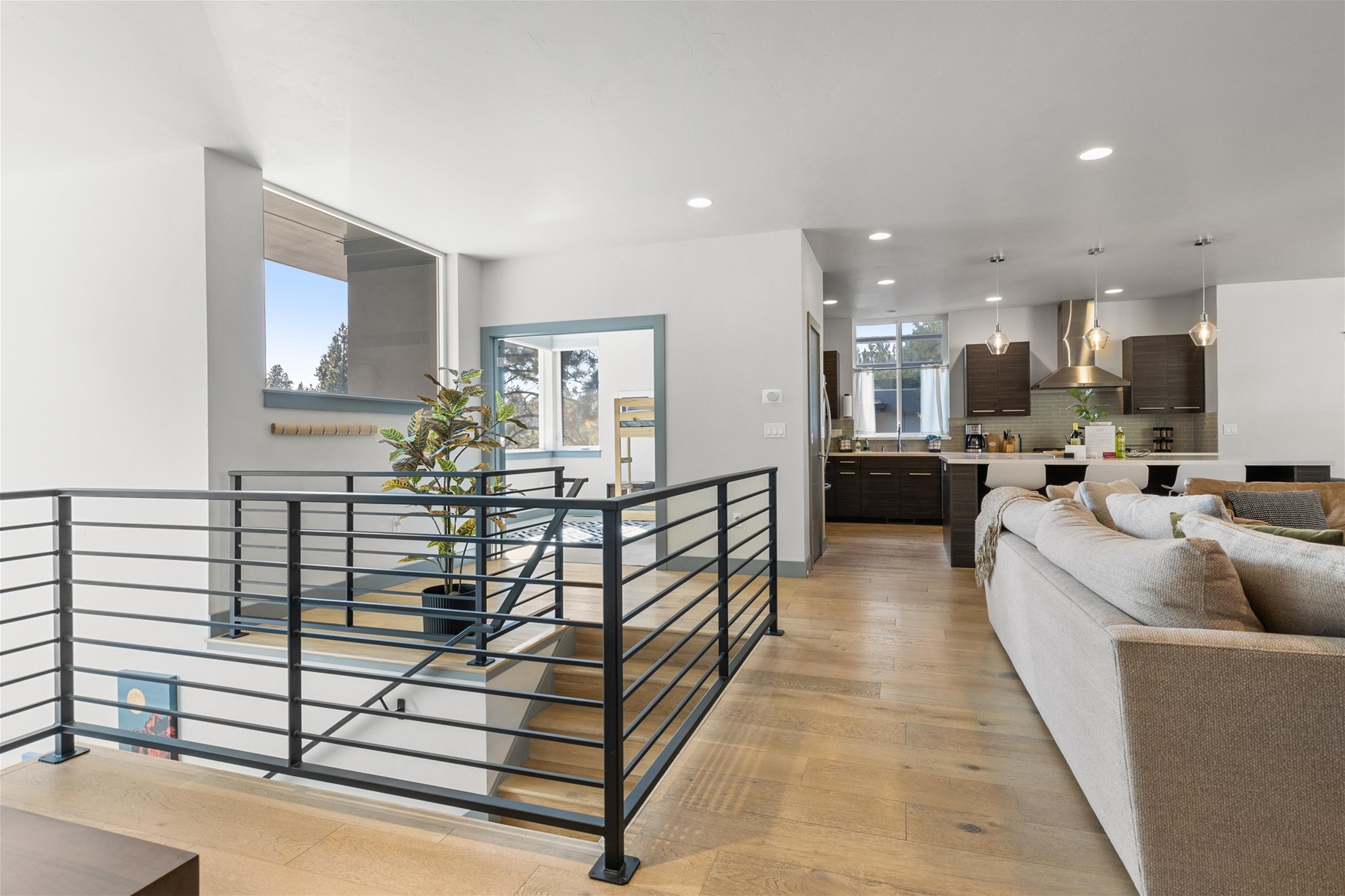 Upstairs living area. 