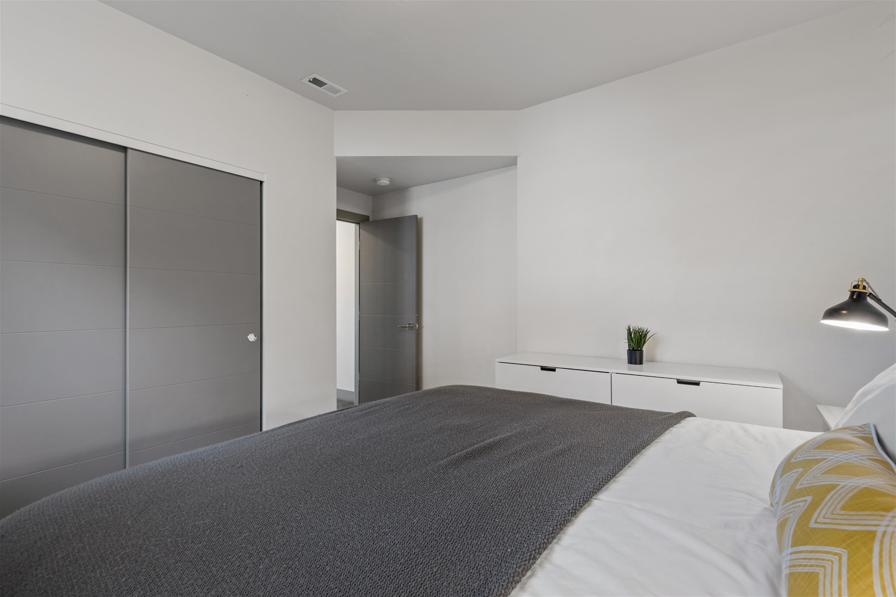 Peaceful nights and restful mornings start right here in the king guest bedroom