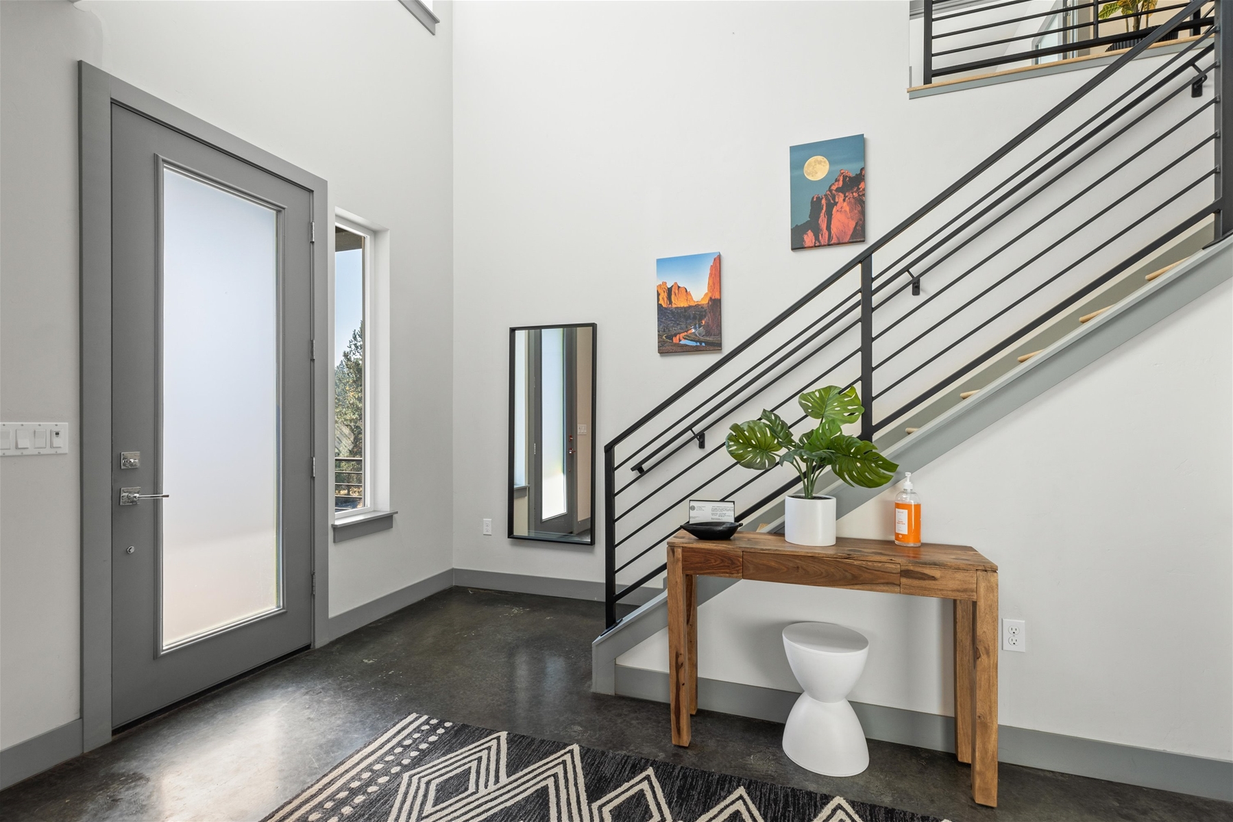 Entryway of home. 