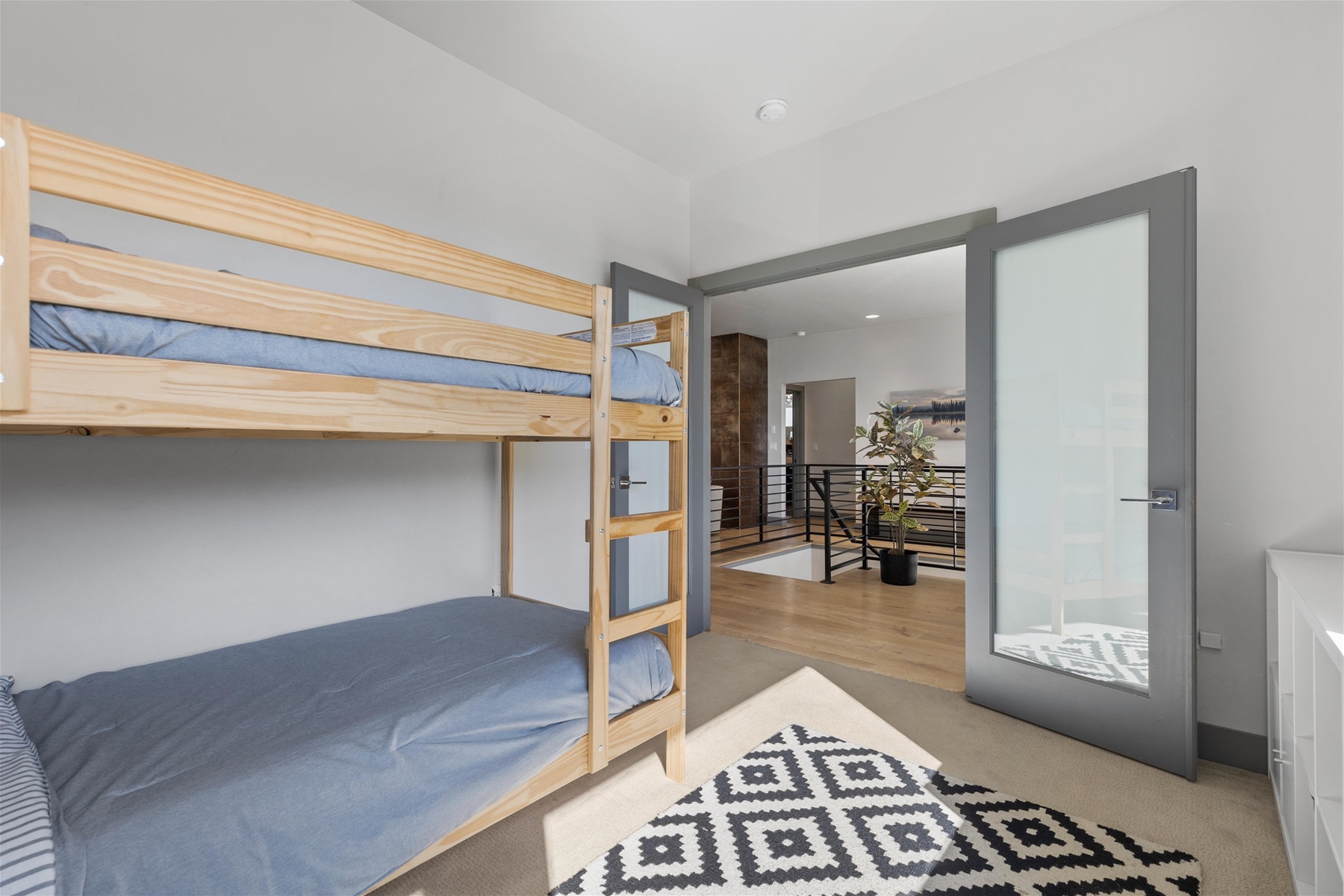Twin bunk room — perfect for kids