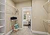 Spacious walk-in closet in the king main suite.