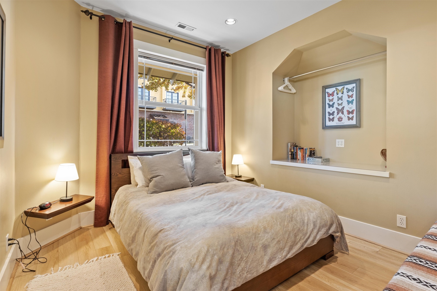 Relax and recharge in this cozy queen bedroom retreat.