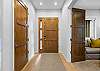 Entryway of home. 