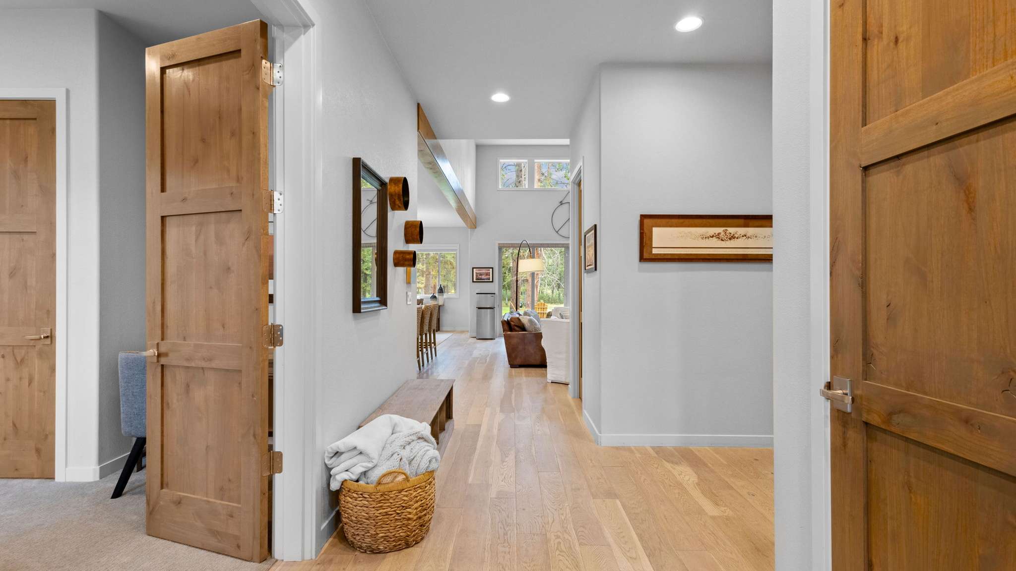 Entryway of home. 