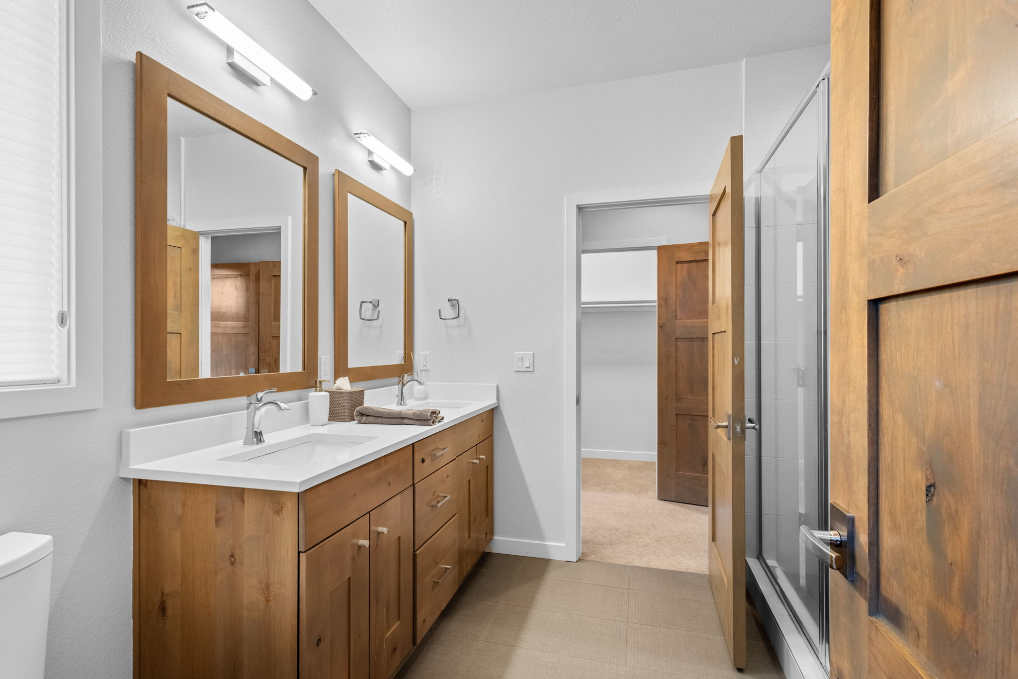 King main suite bathroom (lower level).