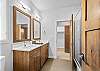 King main suite bathroom (lower level).