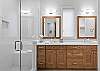 King main suite bathroom (lower level).