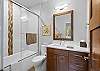 King guest bath (upper level).