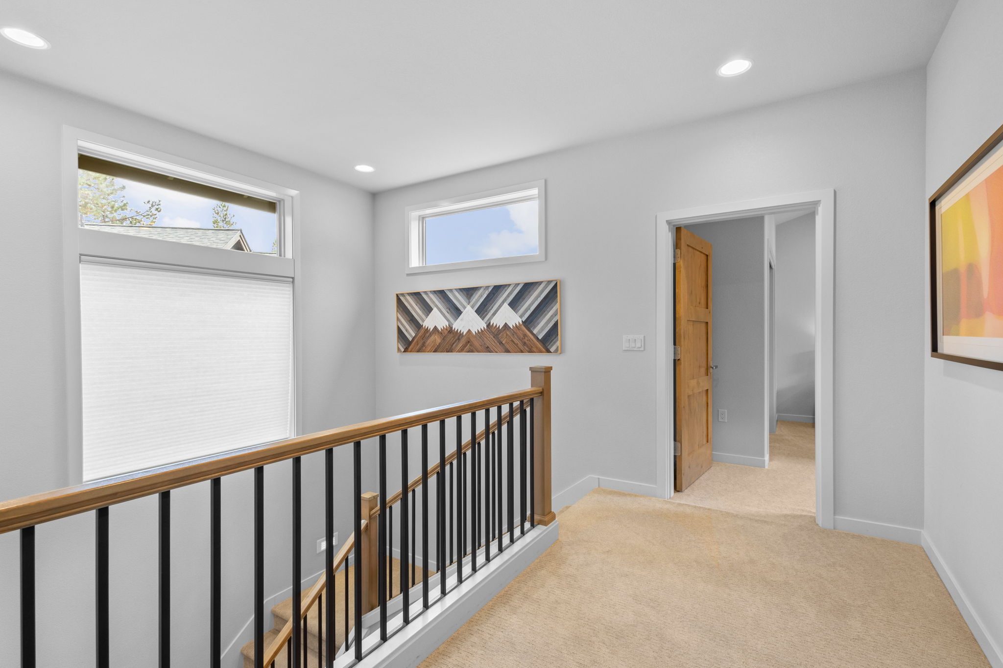 Upper level landing.