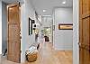 Entryway of home. 