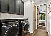 Our washer and dryer are conveniently located on the second floor near the bedrooms, making laundry a breeze during your stay.