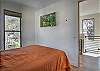 Relax and recharge in this cozy queen bedroom retreat. Beautiful views of the cliffs above Creede are right out the window!
