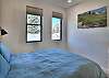 Relax and recharge in this cozy queen bedroom retreat. Beautiful views of the cliffs above Creede are right out the window!
