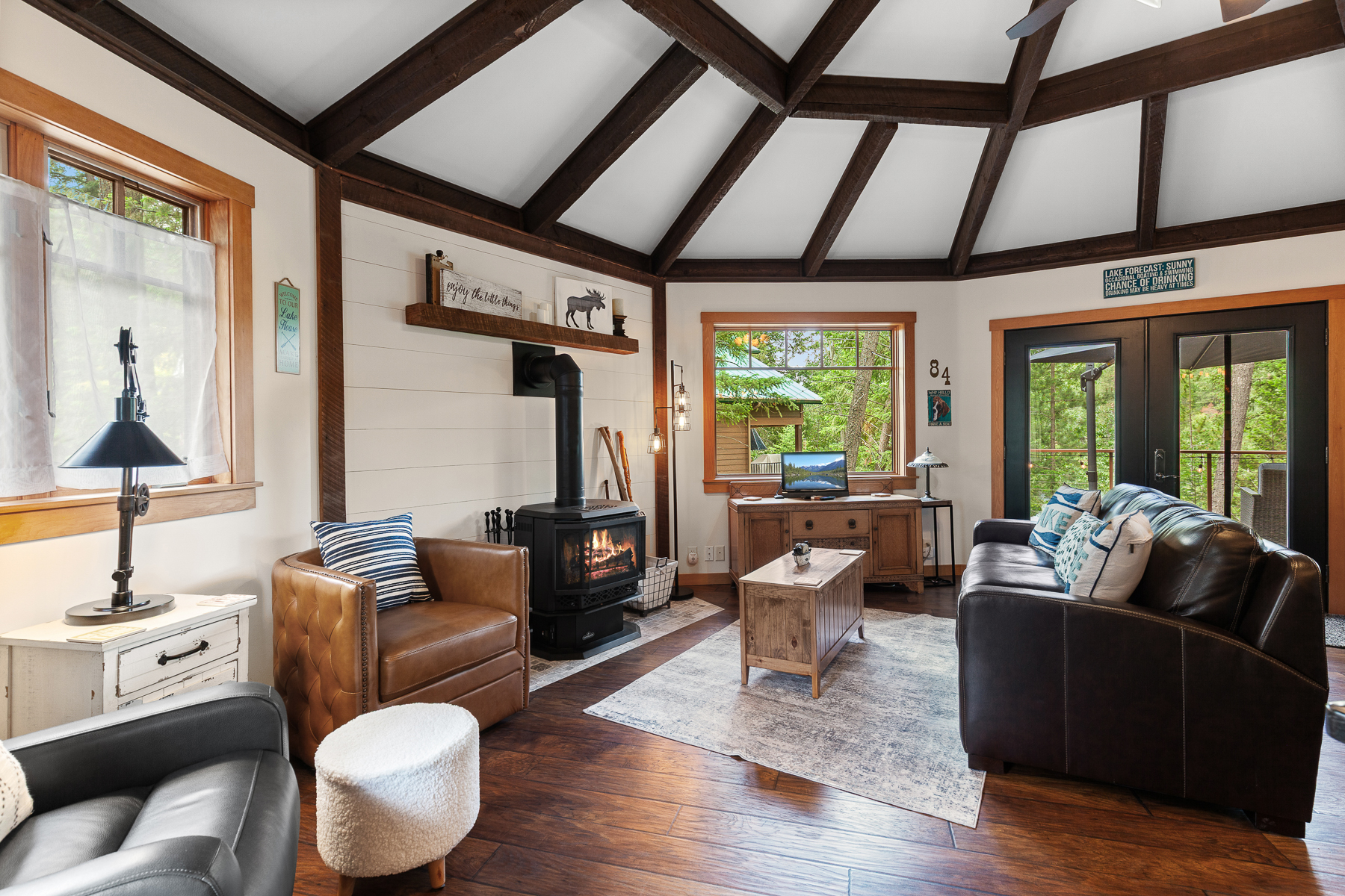 New Listing! Lakeside Retreat | Fire Pit | Deck with Lake View | Photo 6