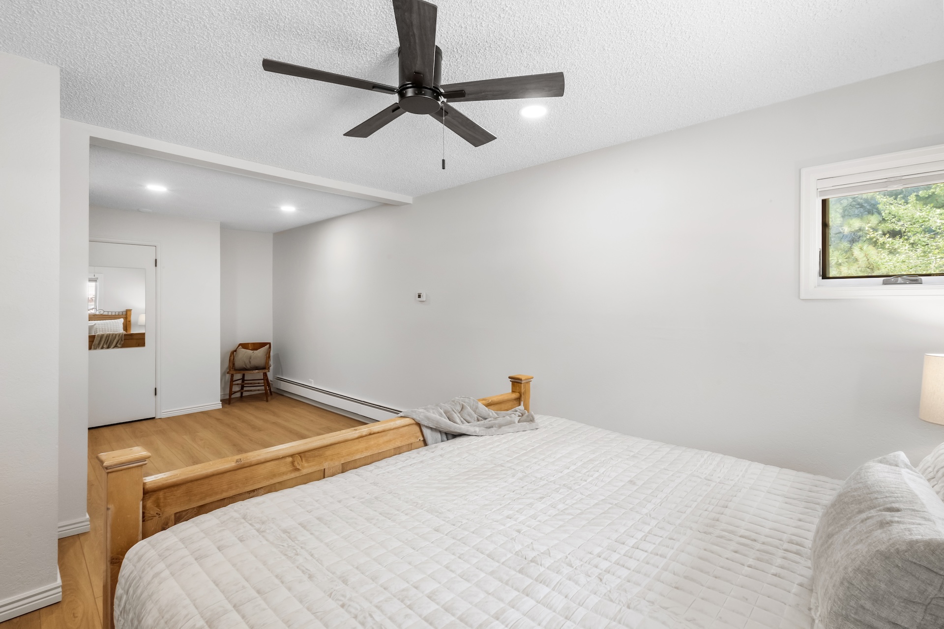 Second ensuite bedroom with one king bed and private full bathroom. (located on 3rd floor)