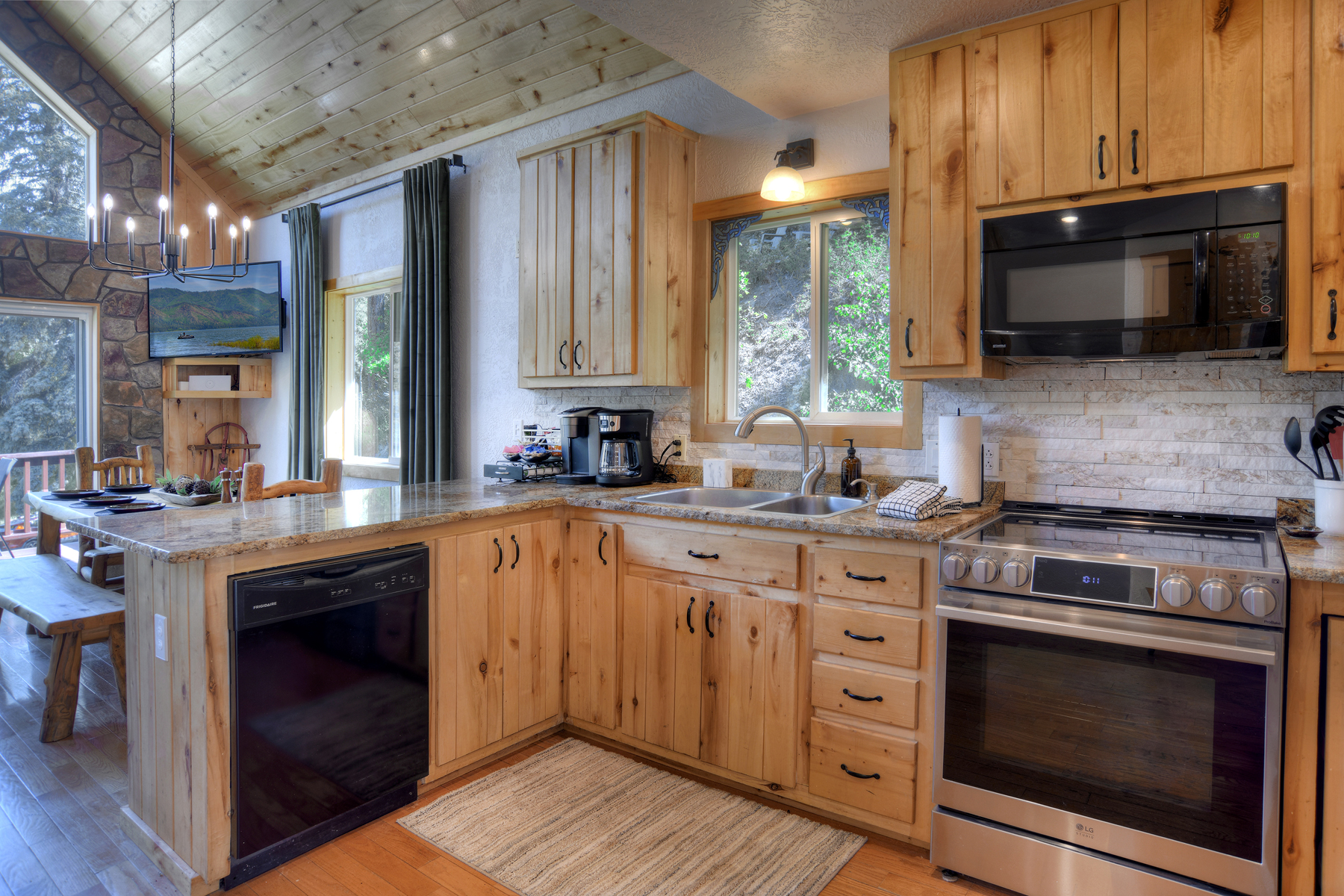 Whip up your favorite meals in this beautifully designed kitchen