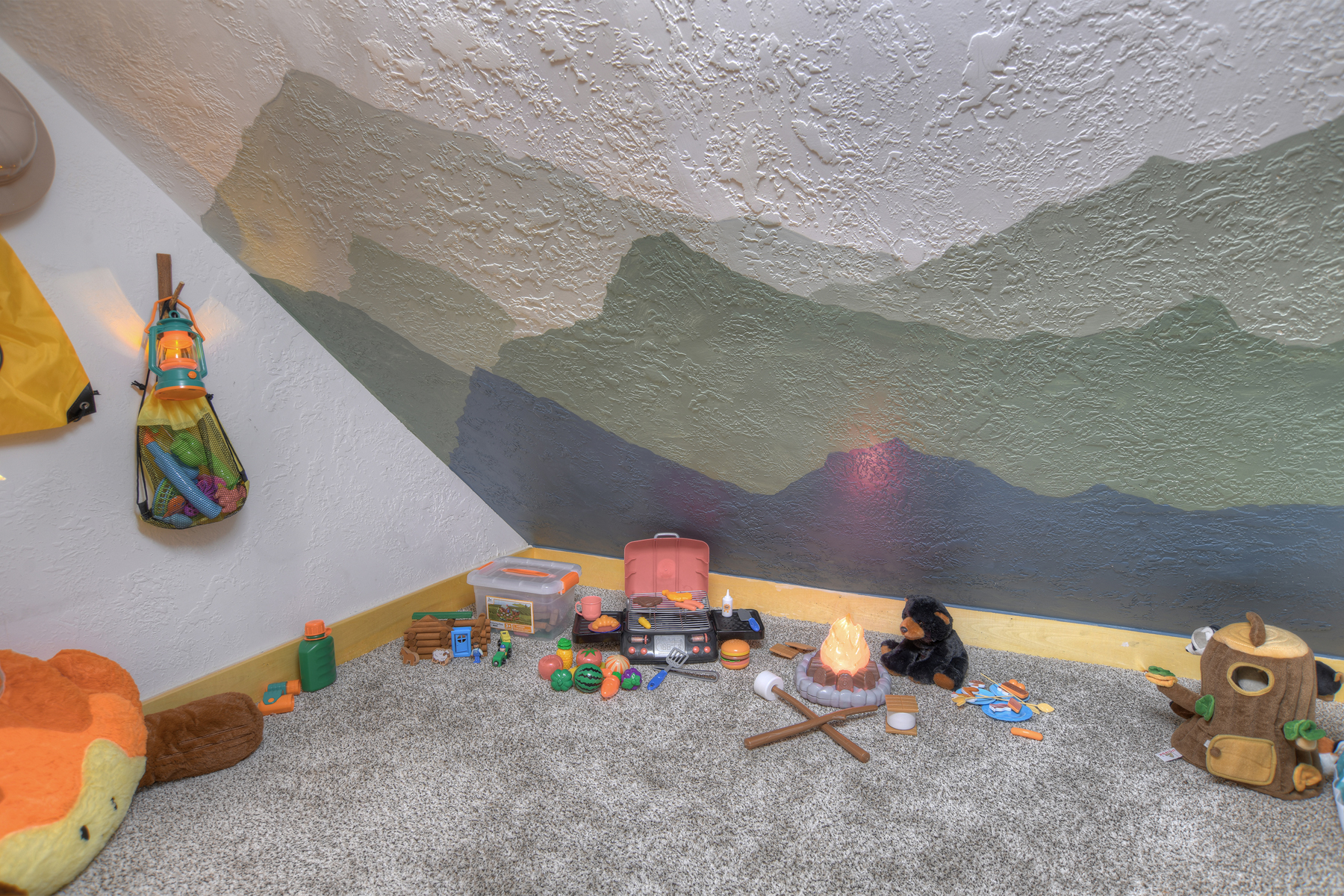 Surprise toy closet in the loft bedroom.