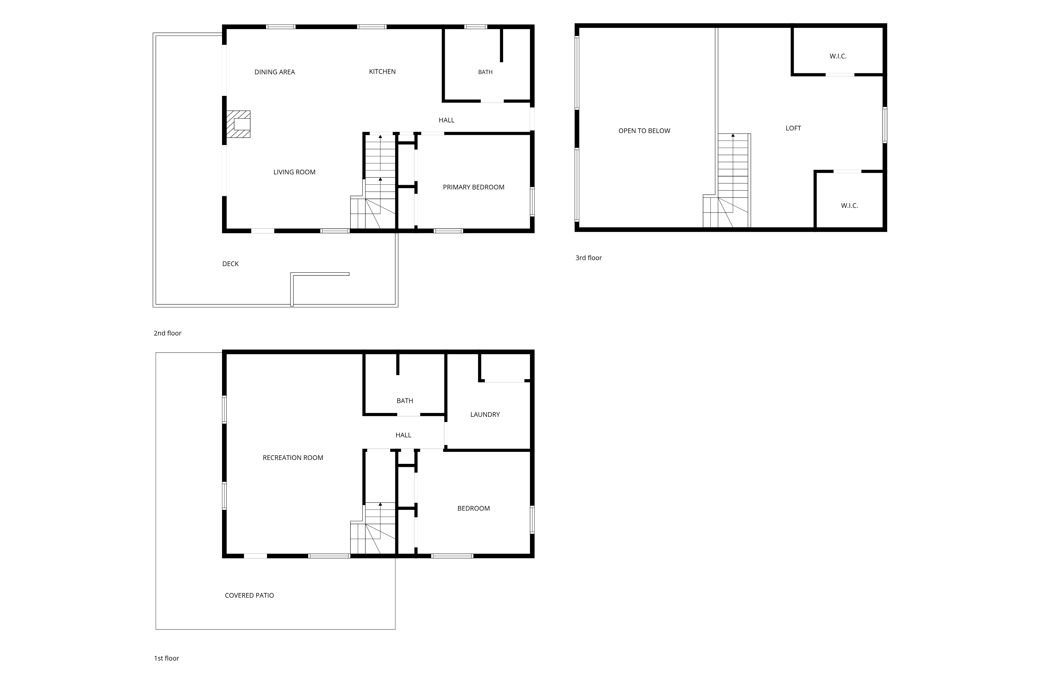 Floor plan of home. 