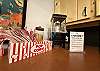 Popcorn machine for movie night. 