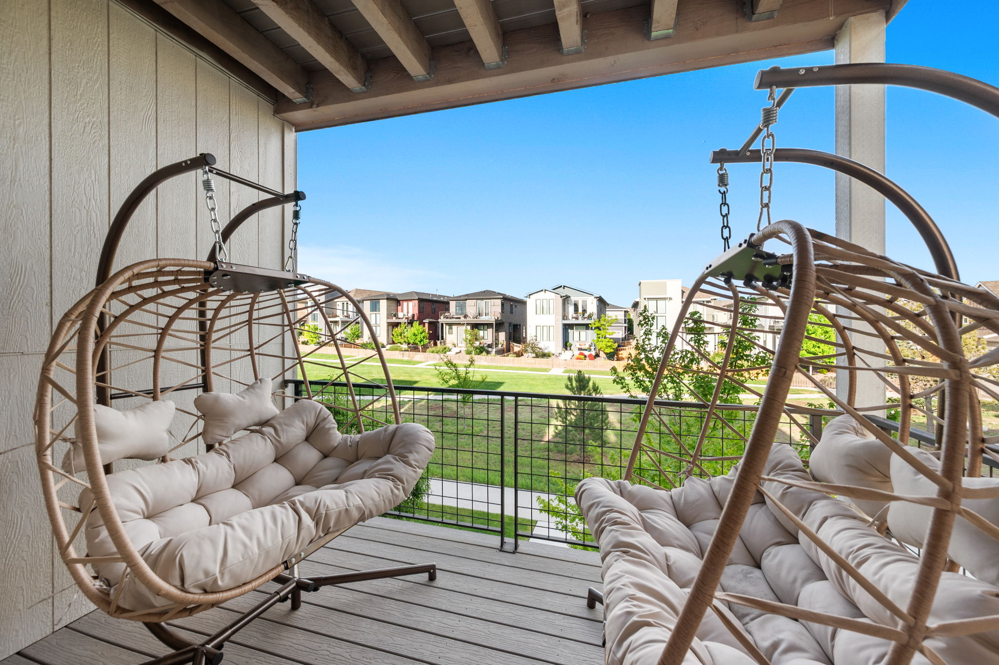 Relax on the King Suite private balcony.