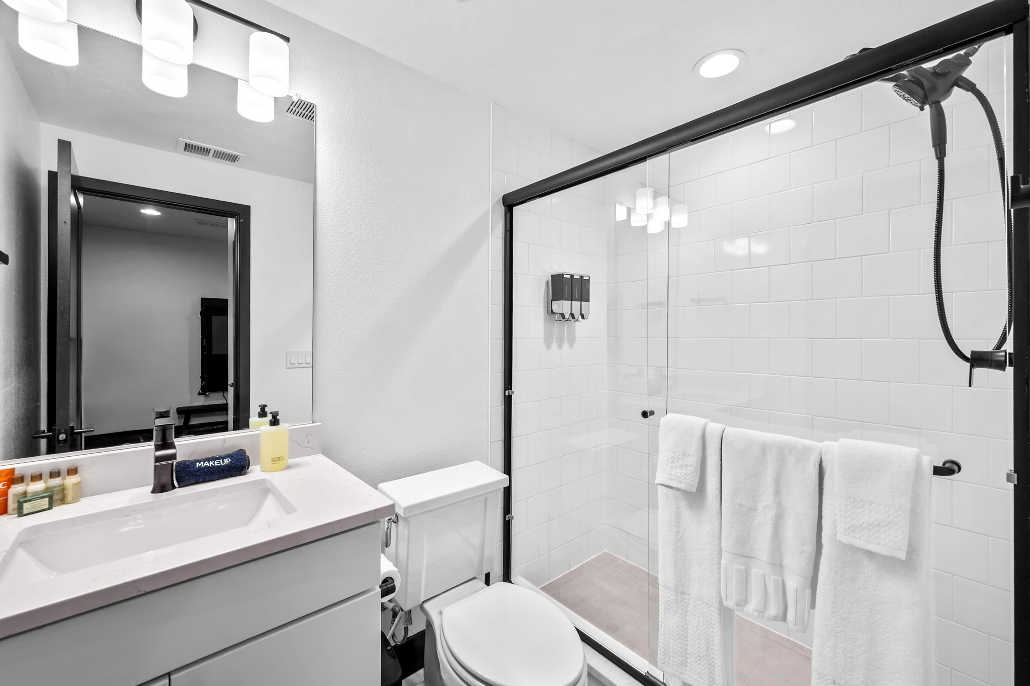 Full bathroom #4: Enjoy the convenience of a walk-in shower in this well-appointed bathroom.