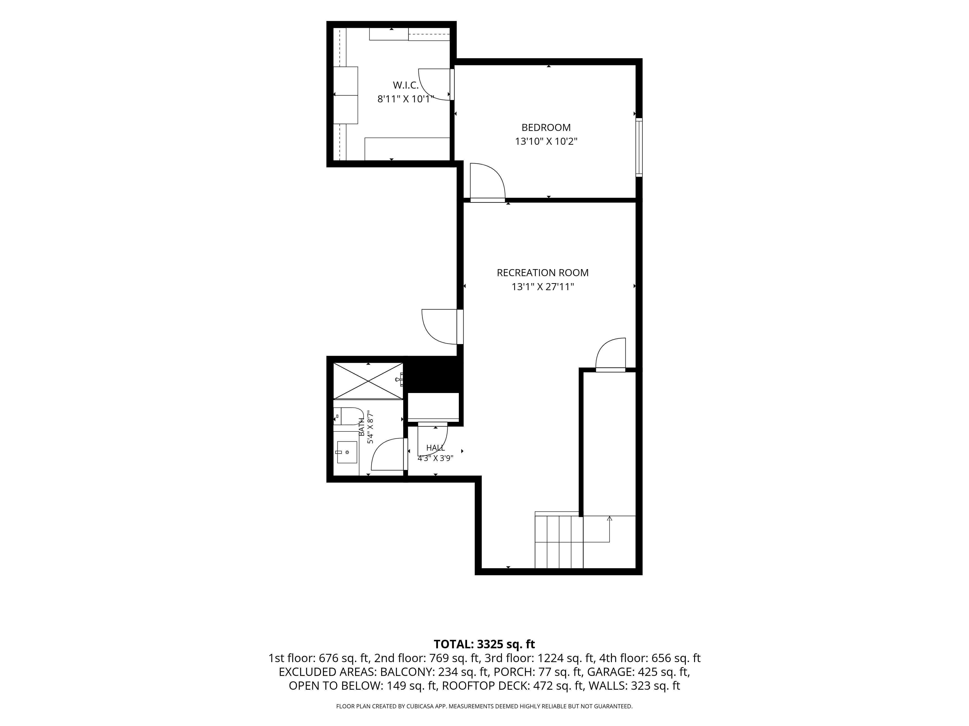 Floor plan of home.