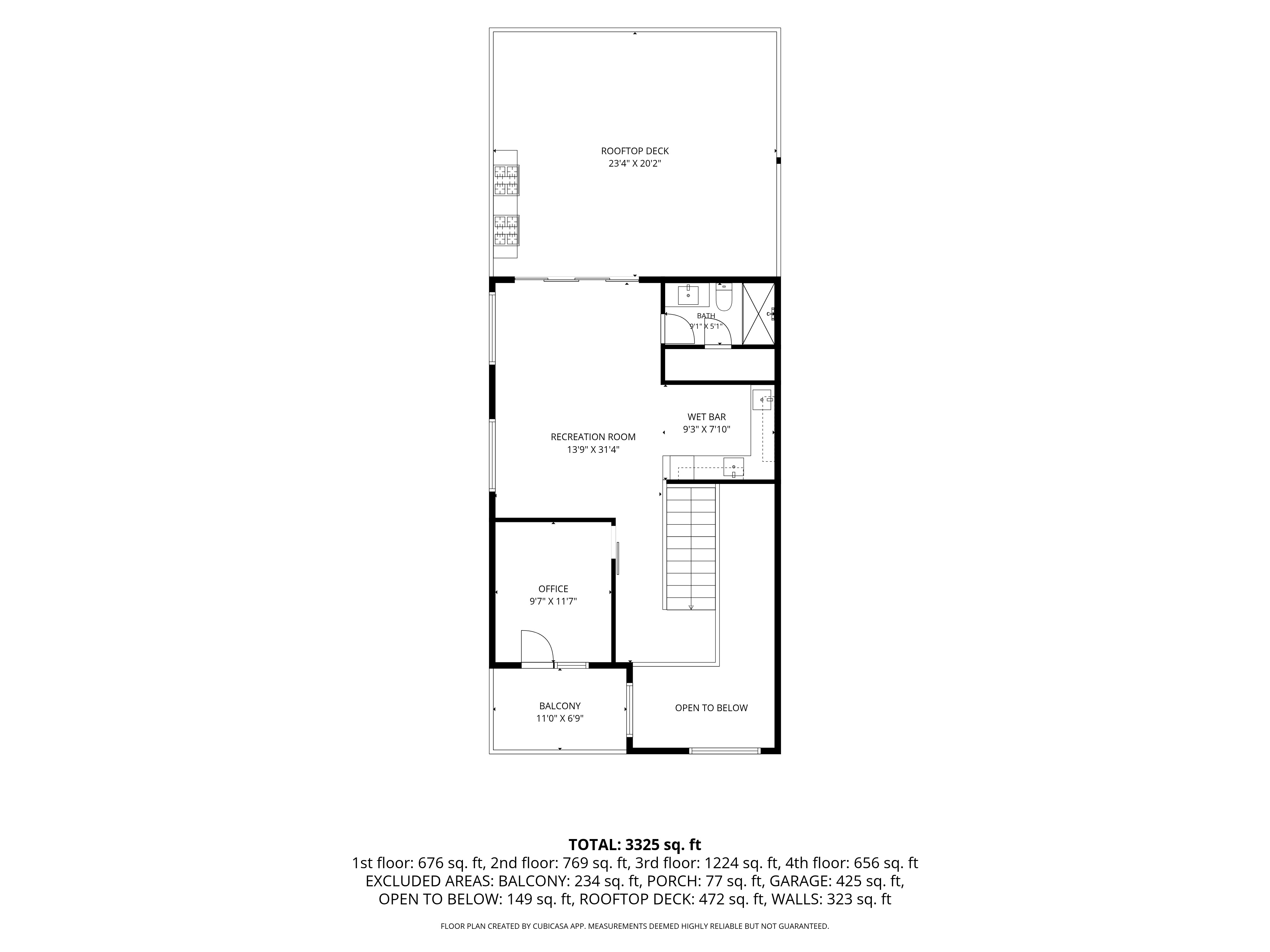Floor plan of home.