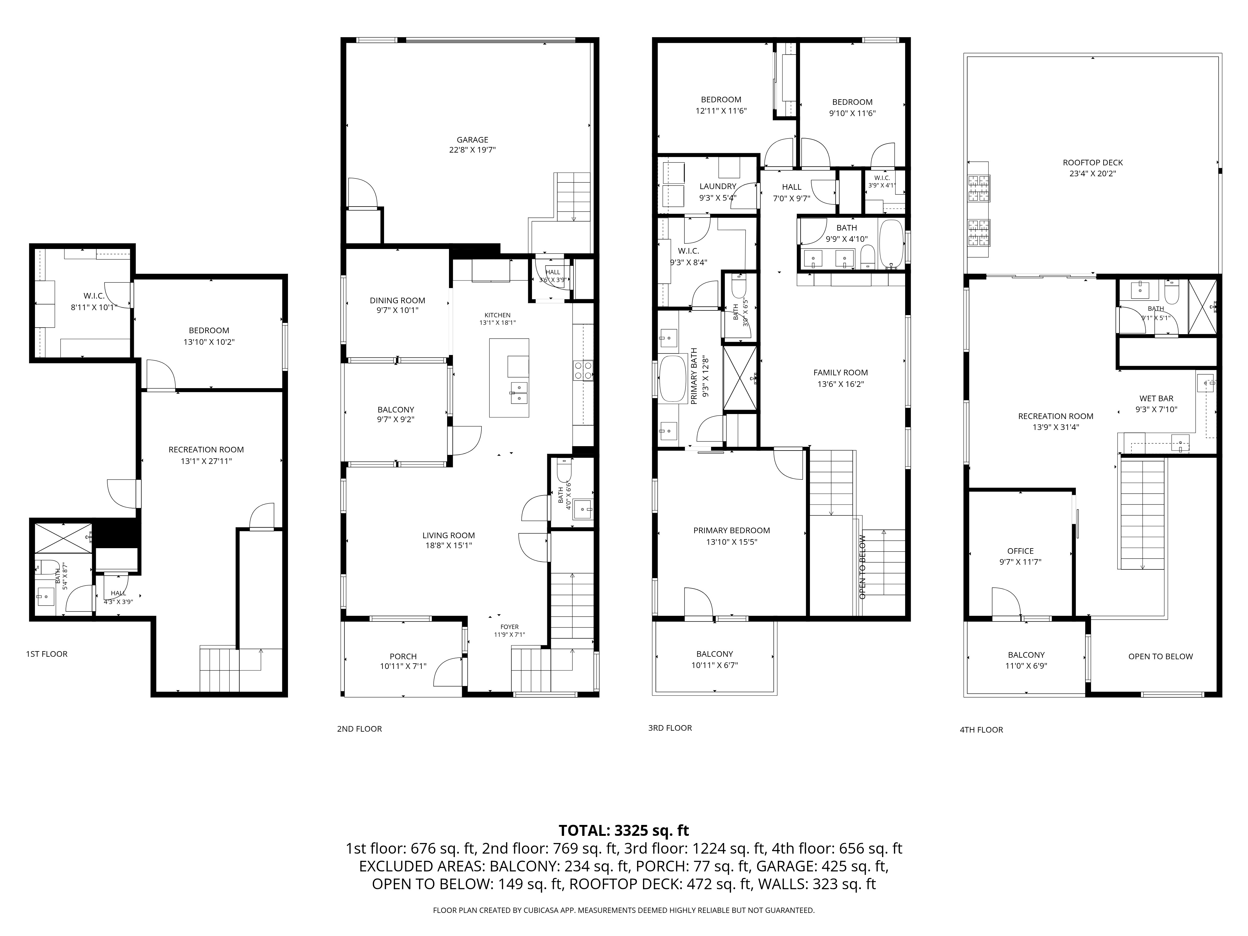 Floor plan of home.