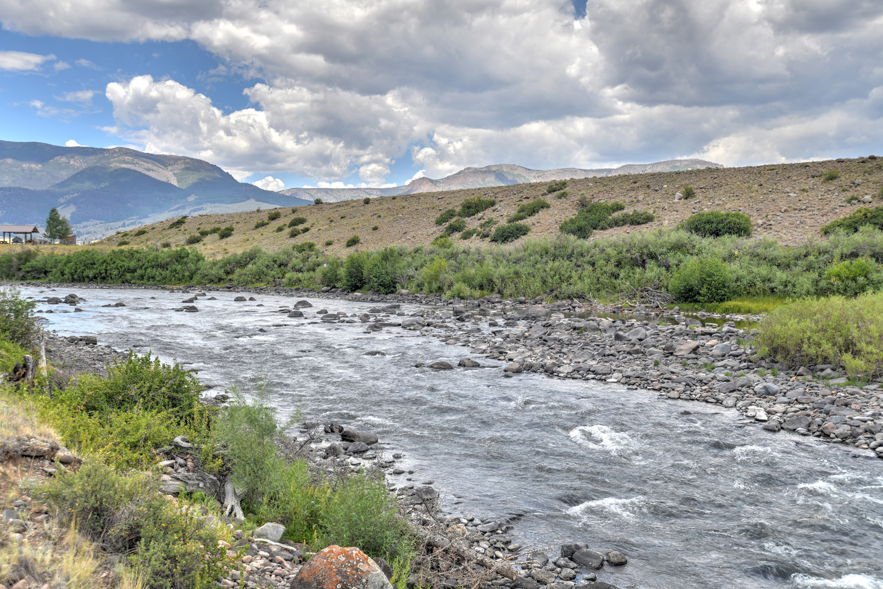 Take a short walk from the cabin to the Rio Grande River.