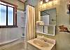 Main level shared bathroom.
