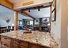Kitchen overlook into the Main Living Space