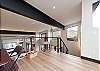 Loft with double pull out sofa and game table