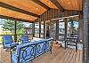 Spacious outdoor living with mountain and river view 