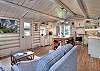 Open living room and kitchen
