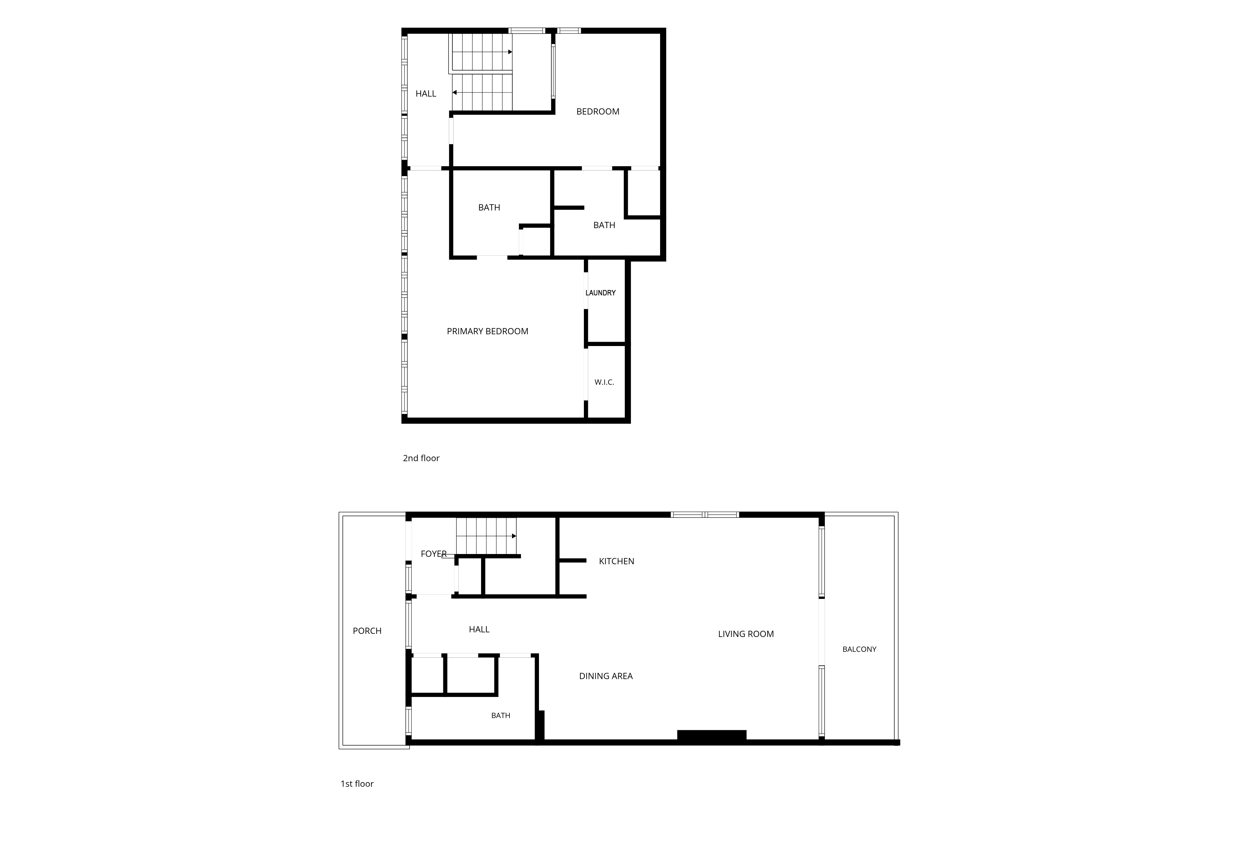 Floor plan of condo.