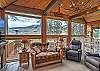 Living room with stunning views