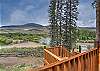 Stunning mountain and river views.  NO river access