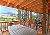 Expansive deck perfect for entertaining. 