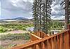 Stunning mountain and river views.  NO river access. 