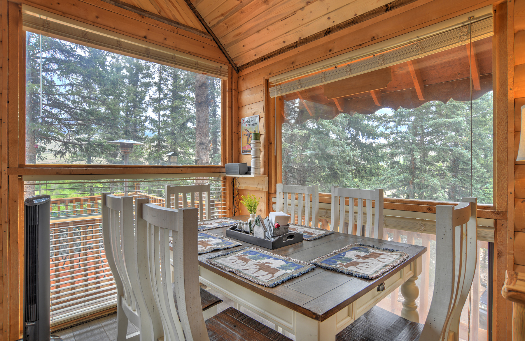 Dining area, which is open to the living room and off the kitchen. 