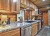 Fully equipped galley kitchen