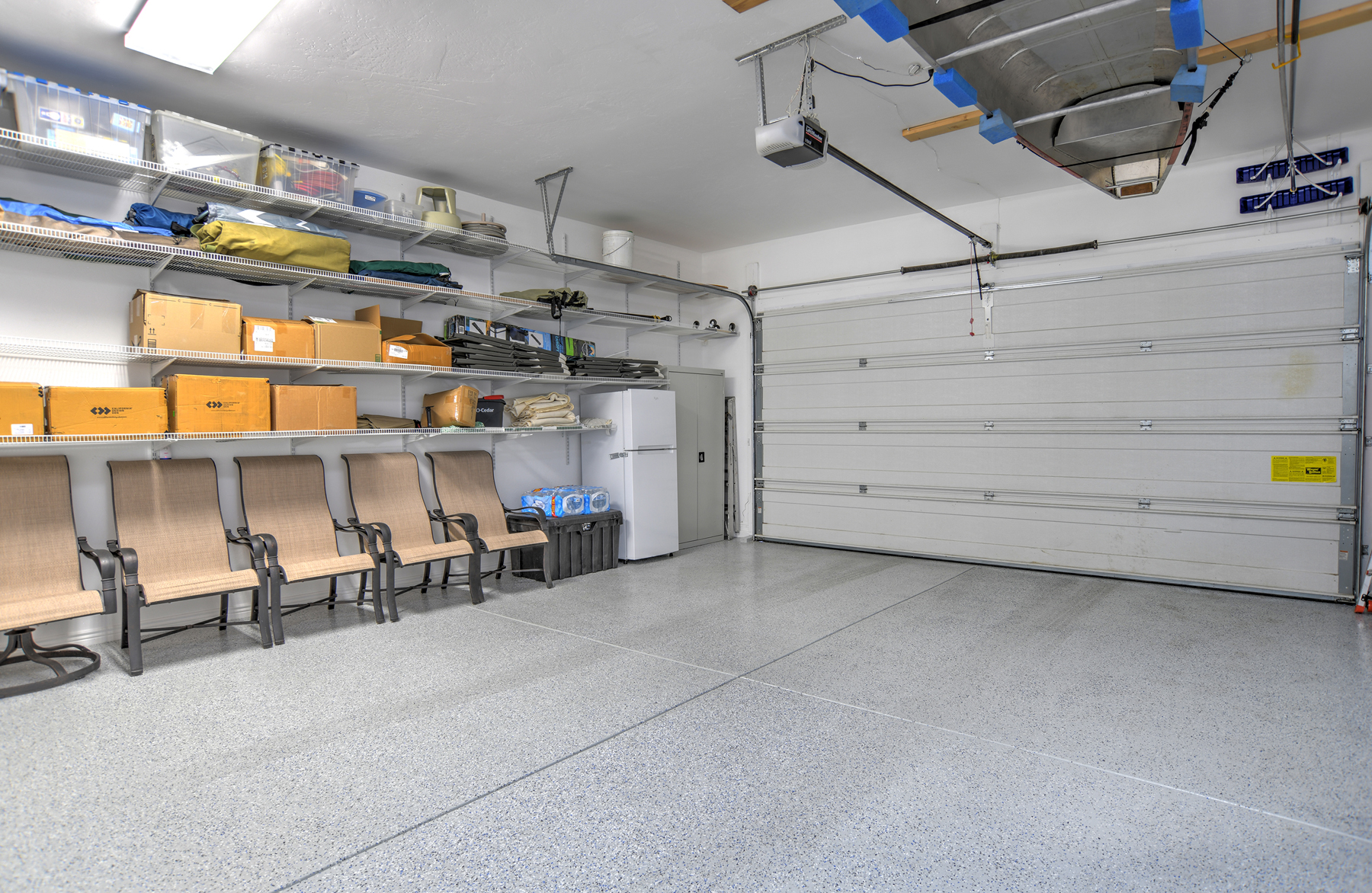 Plenty of room in the garage. 