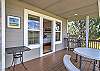Outdoor entertaining with mountain views, views of the Meadows Course, the 9th hole.  Outdoor grill and lots of seating. 