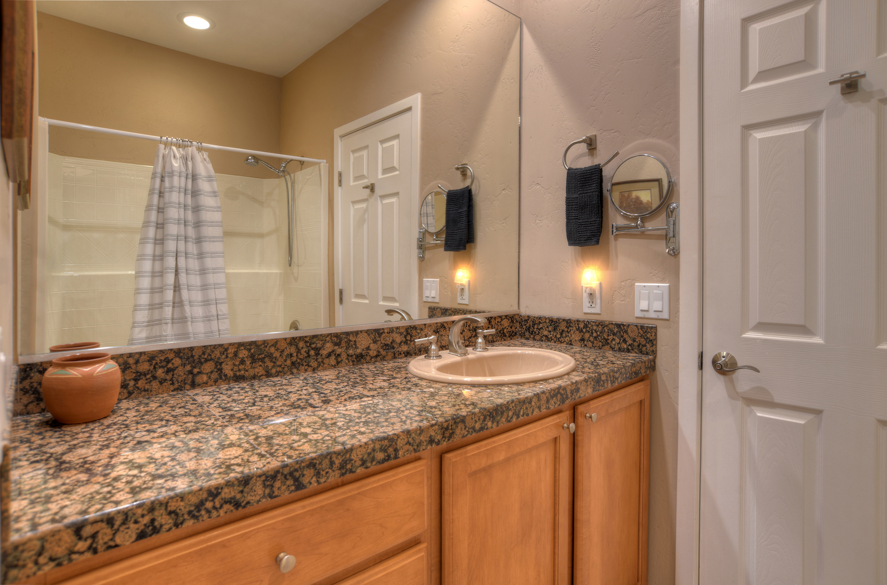 Shared ensuite bathroom on the second floor.