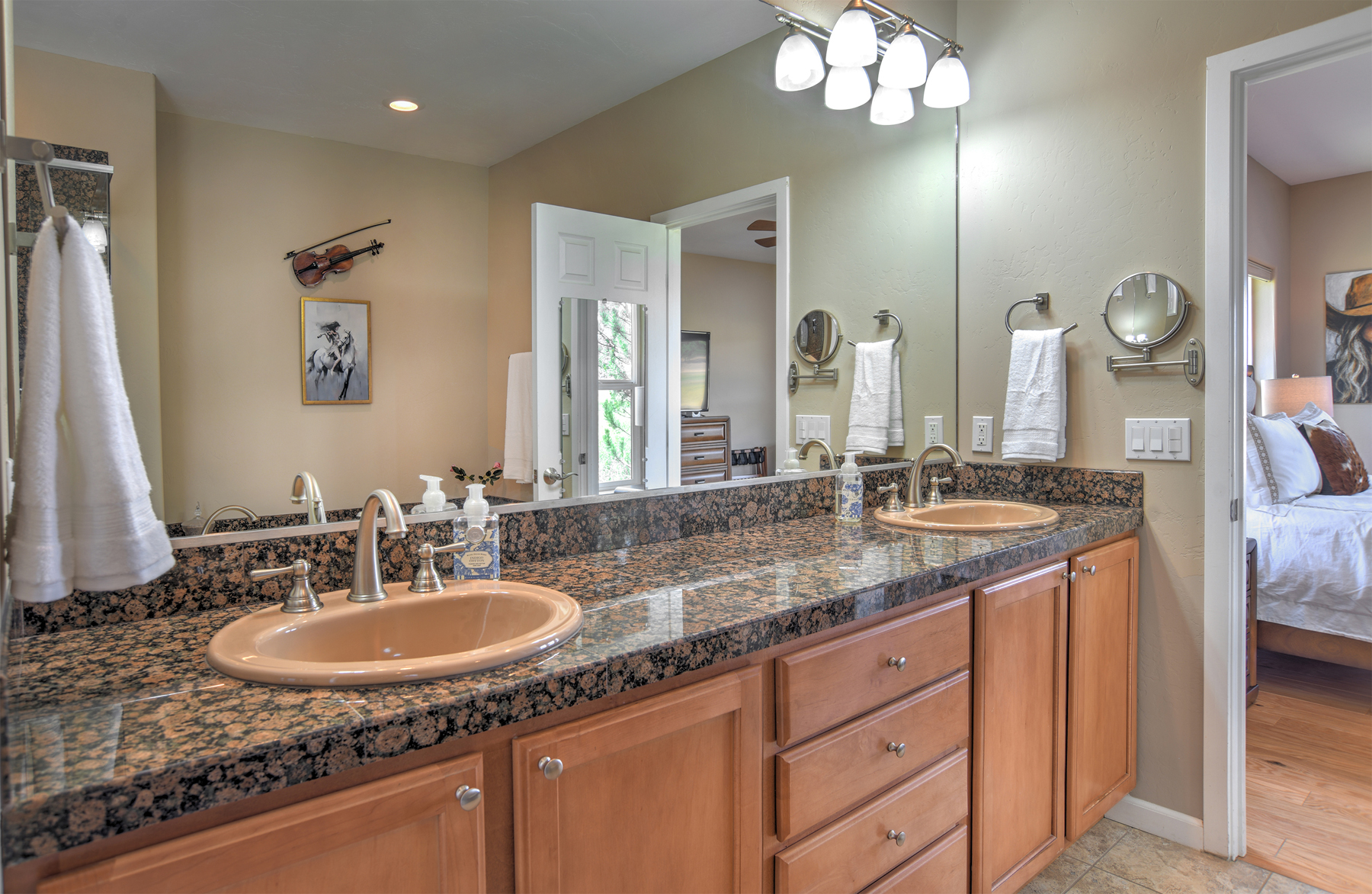Main-level ensuite bathroom