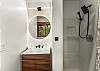 Bathroom 1: King en-suite, upper floor