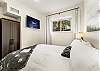 Bedroom 3: Queen bed, lower floor